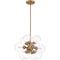 Quoizel Glinda Pendant 4 Lights Brushed Weathered Brass GLI2820BWS - alternate 4